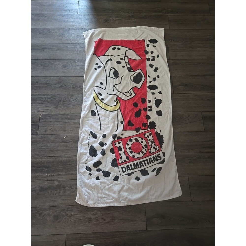 Vintage Cannon Cotton Disney’s 101 Dalmatians Beach Towel Great Condition